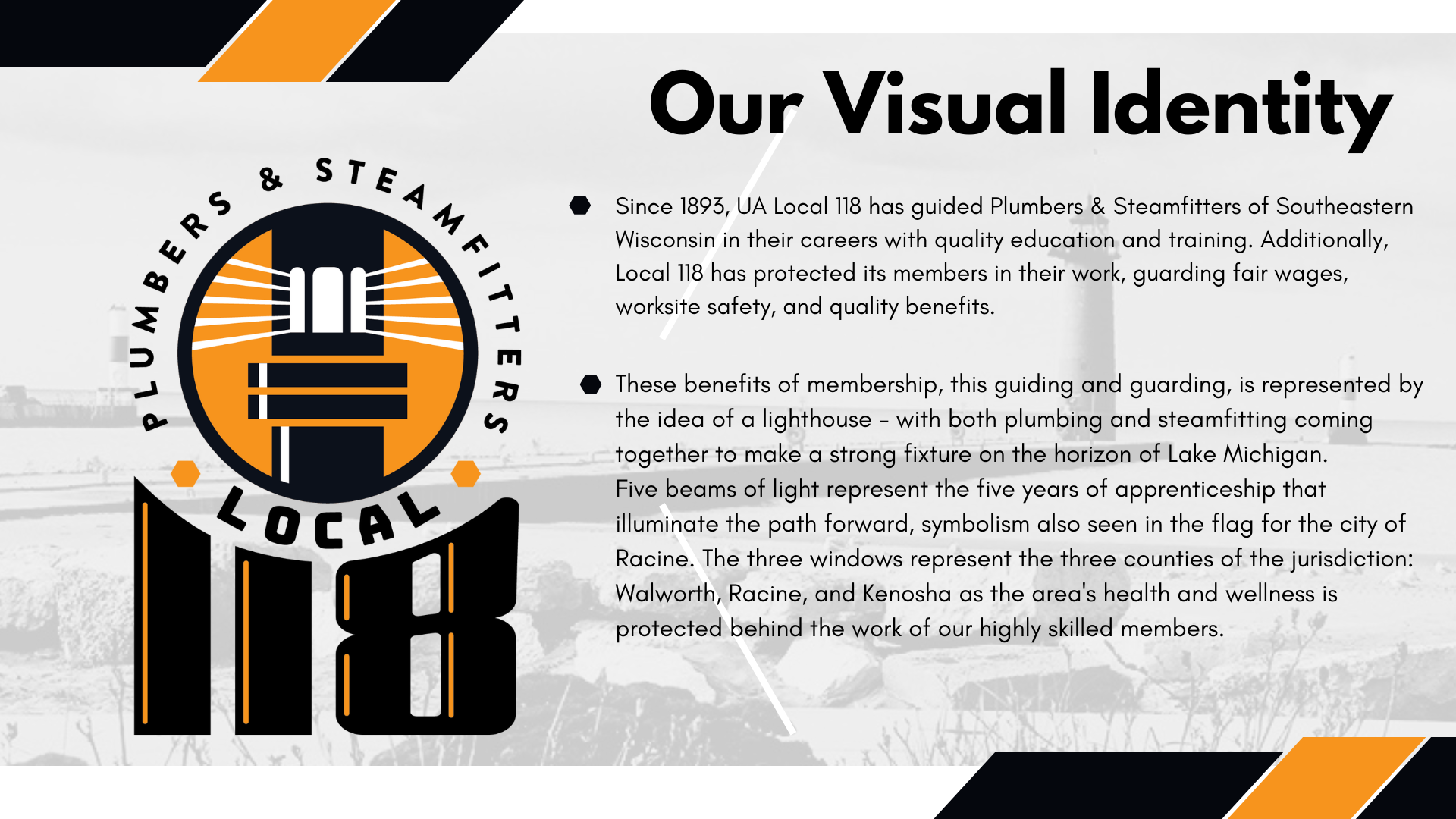 UA Local 118's new logo represents the work we do and the people we serve.